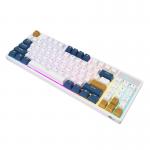 Tastatura wireless mecanica Royal Kludge RK89 RGB, Switch-uri Lemon, Bluetooth, Alb 9 - lerato.ro