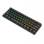 Tastatura wireless mecanica Royal Kludge RK61, RGB, Switch-uri Rosu, Bluetooth, Negru 5 - lerato.ro