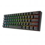 Tastatura wireless mecanica Royal Kludge RK61, RGB, Switch-uri Rosu, Bluetooth, Negru 6 - lerato.ro