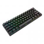 Tastatura wireless mecanica Royal Kludge RK61, RGB, Switch-uri Rosu, Bluetooth, Negru 7 - lerato.ro
