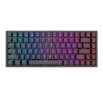 Tastatura wireless mecanica Royal Kludge RK84, RGB, Switch-uri Rosu, Bluetooth, Negru 2 - lerato.ro