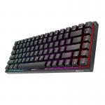 Tastatura wireless mecanica Royal Kludge RK84, RGB, Switch-uri Maro, Bluetooth, Negru 4 - lerato.ro