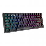 Tastatura wireless mecanica Royal Kludge RK84, RGB, Switch-uri Maro, Bluetooth, Negru 6 - lerato.ro