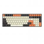 Tastatura wireless mecanica Royal Kludge RK100, RGB, Switch-uri Maro, Bluetooth, Negru/Portocaliu 2 - lerato.ro