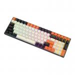 Tastatura wireless mecanica Royal Kludge RK100, RGB, Switch-uri Maro, Bluetooth, Negru/Portocaliu 5 - lerato.ro