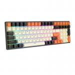 Tastatura wireless mecanica Royal Kludge RK100, RGB, Switch-uri Maro, Bluetooth, Negru/Portocaliu 6 - lerato.ro