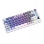 Tastatura wireless mecanica Royal Kludge RKM75 , RGB, Switch-uri Argintiu, Bluetooth, Albastru 3 - lerato.ro
