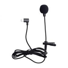 Microfon tip lavaliera SJCAM pentru camera video SJCAM SJ8 Pro sau alte dispozitive, USB-C, Negru