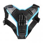 Suport prindere pentru casca moto SJCAM compatibil cu camere video sport, Negru 2 - lerato.ro