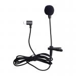 Microfon tip lavaliera SJCAM pentru camera video SJCAM SJ10 Pro sau alte dispozitive, Lungime cablu 1.5m, USB-C, Negru 2 - lerato.ro