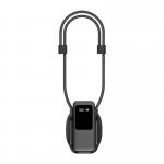 Suport magnetic pentru gat SJCAM compatibil cu camera video sport SJCAM C300, Design magnetic, Gri 2 - lerato.ro