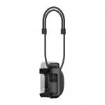 Suport magnetic pentru gat SJCAM compatibil cu camera video sport SJCAM C300, Design magnetic, Gri 3 - lerato.ro