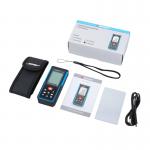 Aparat de masurat distanta telemetru laser SNDWAY H-D710A, pana la 70 metri, IP54, 850mAh, functii multiple, Negru/Albastru 3 - lerato.ro