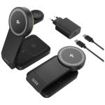 Statie de incarcare Wireless 3 in 1 SODI W79 Qi2, 15W, Compatibil MagSafe, Lampa de veghe incorporata, USB-C, Negru 2 - lerato.ro