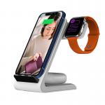 Statie de incarcare 3 in 1 STM ChargeTree Swing, Compatibila MagSafe, Wireless Charging, 15W, USB-C, Alb 4 - lerato.ro