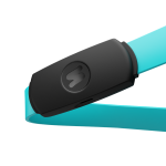 Banda elastica smart STRAFFR Medium, Lungime 2m, Rezistenta 5-15kg, Baterie reincarcabila USB-C, Conectare Bluetooth la aplicatia STRAFFR, Silicon, Cyan 3 - lerato.ro