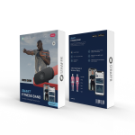 Banda elastica smart STRAFFR Strong, Lungime 2m, Rezistenta 15-25kg, Baterie reincarcabila USB-C, Conectare Bluetooth la aplicatia STRAFFR, Silicon, Rosu 5 - lerato.ro