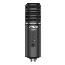 Microfon Mic-V1 SYNCO USB, Jack 3.5mm, Cardioid, Negru