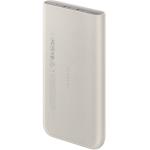 Baterie externa portabila Samsung Battery Pack, Incarcare Wireless, 10000 mAh, 25W, 2x USB-C, Cablu USB-C 20cm inclus, Bej 3 - lerato.ro
