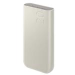 Baterie externa portabila Samsung Battery Pack, 20000 mAh, 3x USB-C, 45W, Cablu USB-C 20cm inclus, Bej 2 - lerato.ro