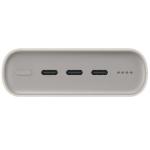 Baterie externa portabila Samsung Battery Pack, 20000 mAh, 3x USB-C, 45W, Cablu USB-C 20cm inclus, Bej 5 - lerato.ro