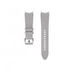 Curea piele Samsung Hybrid Leather pentru Galaxy Watch 4 Classic (46mm), 20mm, M/L, Silver 2 - lerato.ro