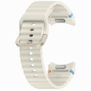 Curea cauciuc Sport Band pentru Galaxy Watch 7, 22mm, M/L, Cream