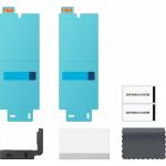 Set 2 folii protectie transparente pentru ecran exterior Samsung Anti Glare compatibil cu Galaxy Z Fold 6 3 - lerato.ro