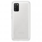 Husa Soft Clear Cover compatibila cu Samsung Galaxy A02s Transparenta 2 - lerato.ro