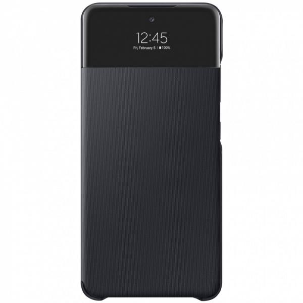 Husa S-View Wallet compatibila cu Samsung Galaxy A52 4G/5G Black 1 - lerato.ro