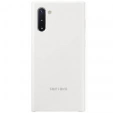 Husa Silicone Cover pentru Samsung Galaxy Note 10 White