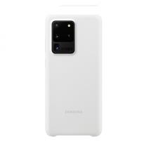 Husa Silicone Cover pentru Samsung Galaxy S20 Ultra White