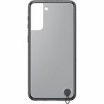 Husa Protective Cover Clear Samsung Galaxy S21 Black 4 - lerato.ro