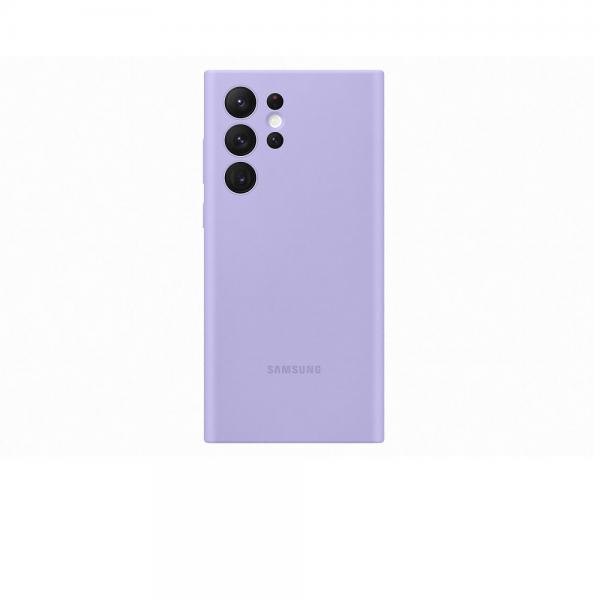 Husa Silicone Cover pentru Samsung Galaxy S22 Ultra Lavender