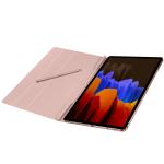 Husa Book Cover pentru Samsung Galaxy Tab S7 11 inch Brown 4 - lerato.ro