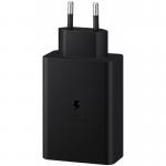 Incarcator retea Samsung Trio, USB si 2x USB-C, 65W, Quick Charge, Negru 4 - lerato.ro