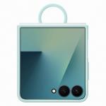 Carcasa Samsung Ring Case compatibila cu Samsung Galaxy Z Flip 7, Light Blue 3 - lerato.ro