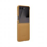 Carcasa Samsung Kindsuit compatibila cu Samsung Galaxy Z Flip 7, Maro
