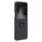 Carcasa Samsung Silicone compatibila cu Samsung Galaxy Z Flip 7 FE, Negru 2 - lerato.ro