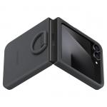 Carcasa Samsung Silicone compatibila cu Samsung Galaxy Z Flip 7 FE, Negru 5 - lerato.ro