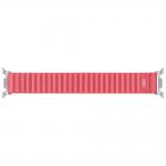 Curea Samsung Fabric compatibila cu Samsung Galaxy Watch 8 40/44/46mm, S/M, Rosu 3 - lerato.ro