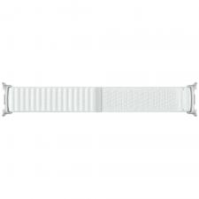 Curea Samsung Fabric compatibila cu Samsung Galaxy Watch 8 40/44/46mm, M/L, Alb