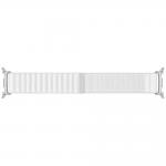 Curea Samsung Fabric compatibila cu Samsung Galaxy Watch 8 40/44/46mm, S/M, Alb 2 - lerato.ro