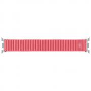 Curea Samsung Fabric compatibila cu Samsung Galaxy Watch 8 40/44/46mm, M/L, Rosu