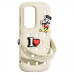 Carcasa Samsung Crocs compatibila cu Samsung Galaxy S25, Bej 3 - lerato.ro