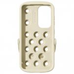 Carcasa Samsung Crocs compatibila cu Samsung Galaxy S25, Bej 4 - lerato.ro