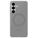 Carcasa Samsung Silicone Magnet Case compatibila cu Samsung Galaxy S26 Plus, Gri 2 - lerato.ro
