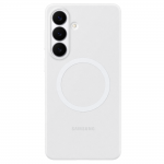 Carcasa Samsung Silicone Magnet Case compatibila cu Samsung Galaxy S26 Plus, Alb 2 - lerato.ro