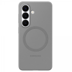 Carcasa Samsung Silicone Magnet Case compatibila cu Samsung Galaxy S26, Gri 2 - lerato.ro