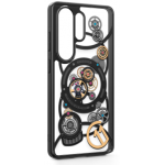 Carcasa Spigen c11 Magnet Case Chronos compatibila cu Samsung Galaxy S26 Ultra, Negru / Transparent 4 - lerato.ro